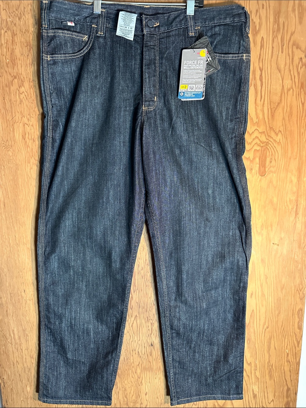 Carhartt Men’s Dark Indigo Relaxed Fit Jeans